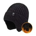 thumbnail image 1 of SharkTRUE Winter Warm Woolen Hat, Mens One-piece Ear Prot Ection, Thickened Knitted, 1 of 8