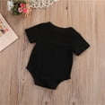 thumbnail image 6 of Douhoow 6-18 Months Baby Boys Girls Short Sleeve Romper Infant Summer Letter Print Bodysuit, 6 of 7