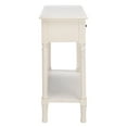 thumbnail image 4 of SAFAVIEH Halton Modern 2 Drawer Console Table, Distressed White, 4 of 7