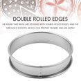 thumbnail image 4 of EIMELI 8 Pcs 4.1 Inch Muffin Tart Rings Double Tart Ring Stainless Steel Round Ring Mold for Home Cooking Baking Tools, 4 of 8