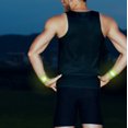 thumbnail image 4 of Reflective Running Gear, Reflective Safety Vest, Ankle Bands Running Armband, Adjustable Lightweight and High Visibility Belt for Outdoor Jogging, Cycling, Walking, Motorcycle Riding and Running, 4 of 6