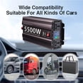 thumbnail image 2 of Pure Sine Wave Inverter 12V 220 4400W/5500W DC To AC Converter Car Power Solar Inverter ,Advanced Charging Protection Design, 2 of 2