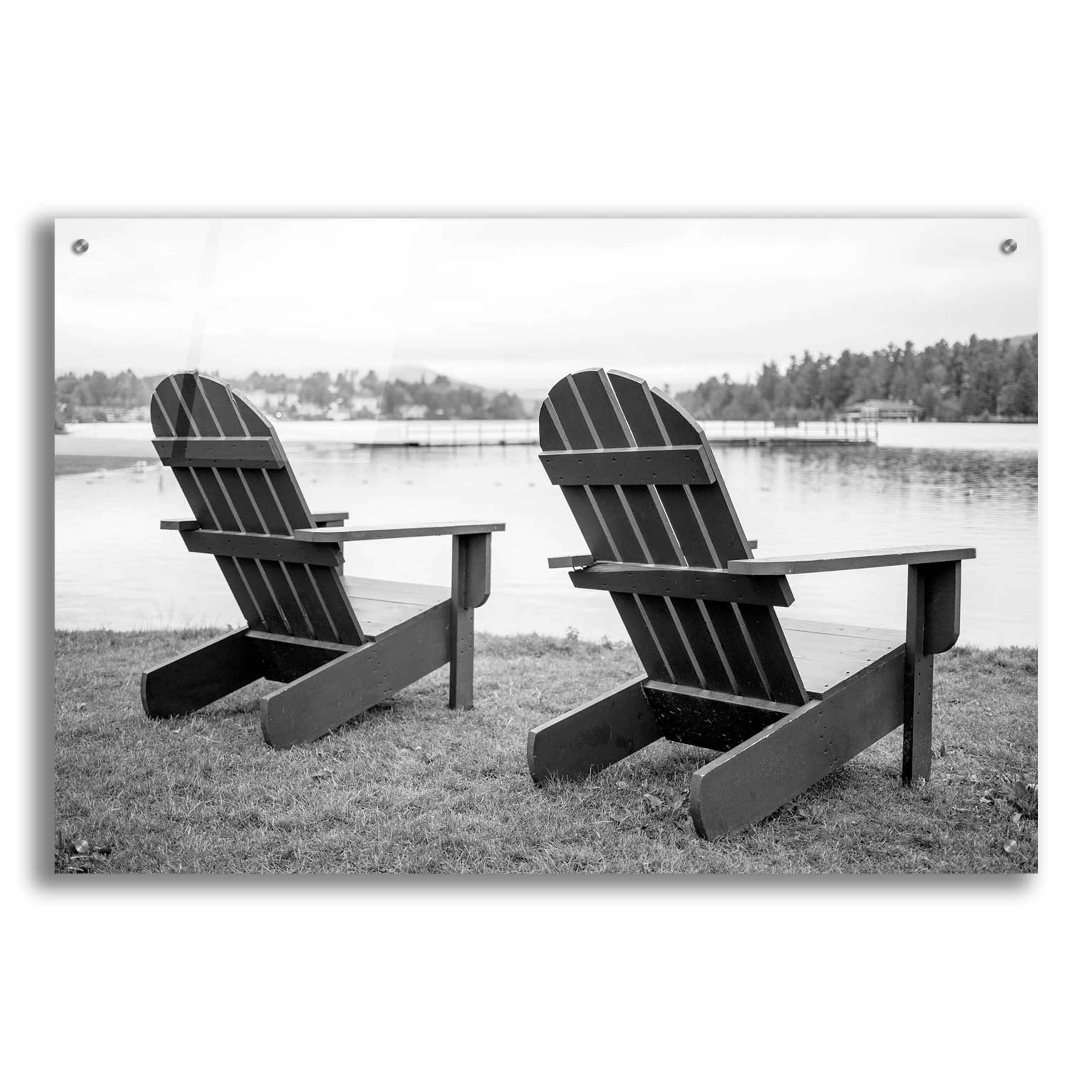 Epic Art 'Relaxing at the Lake' by Edward M. Fielding, Acrylic Glass