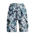 thumbnail image 4 of Hearthz Camo Men Cargo Shorts Relaxed Fit Breathable Mens Athletic Shorts Hiking Camping Mens Shorts with Zipper Pocket, 4 of 4