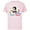 Soft Pink, variant on Disney Snow White & The Seven Dwarf's Sweet - Short Sleeve Cotton T-Shirt for Adults - Customized-Black