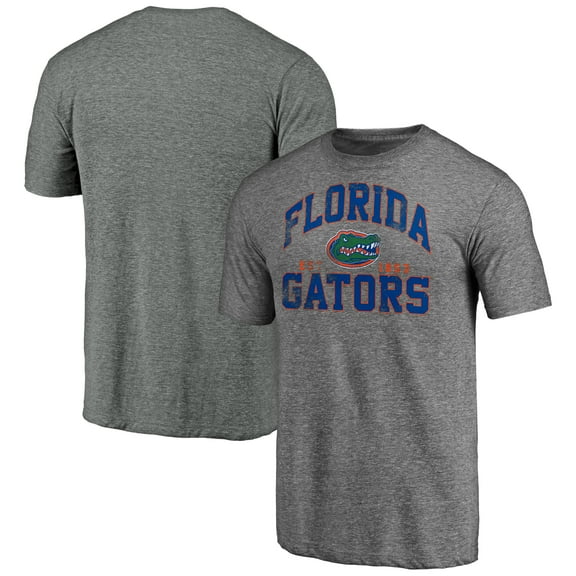 Men's Heather Gray Florida Gators Winners Podium Tri-Blend T-Shirt