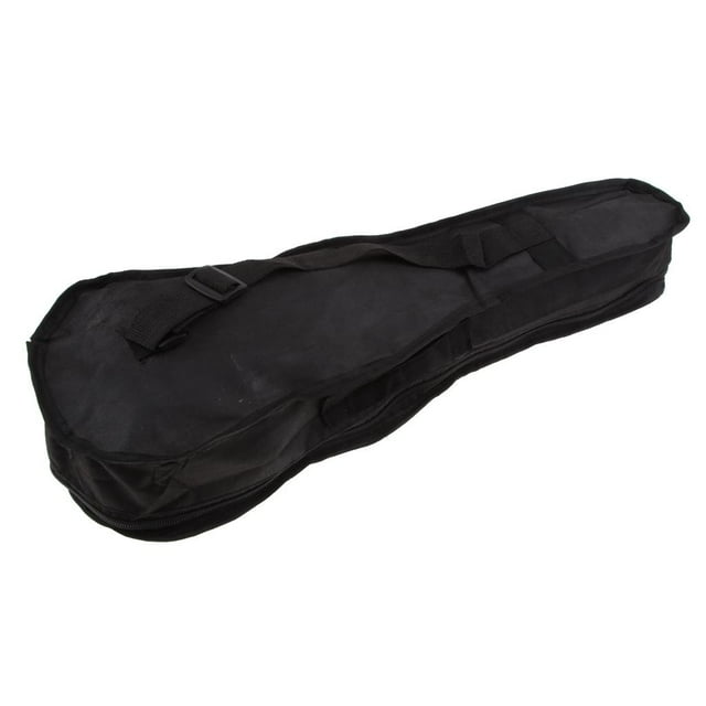 TISHITA Ukulele Padded Bag Case Backpack Cover for 21 23 26 Inch Guitar - Black, 23inch