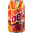 thumbnail image 3 of Mountain Dew Live Wire Soda, 12 fl oz Cans, 12 Pack – Citrus Dew with Orange Flavor, 3 of 5