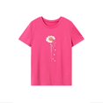 thumbnail image 1 of Camiseta para mujer Camiseta con cuello redondo Ropa clásica Camiseta de manga corta para ir de compras SG, 1 of 7