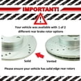 thumbnail image 3 of TRQ Ceramic Brake Pad & Performance Rotor w/Chemicals BKA17500 Fits select: 2013-2017 DODGE CHARGER SE, 2014 CHRYSLER 300C, 3 of 6