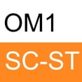 thumbnail image 5 of Uxcell 1 Meter 3.2Ft Fiber Patch Cable Multimode SC-ST OM1 LSZH Fiber Optic Jumper Orange For Network Transceiver 1Pcs, 5 of 6