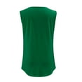 thumbnail image 7 of Summer Vest Loose Pleated Square Neck Sleeveless Top Curved Hem Loose Large Size Women's Top Crop Top Set Women 1975 Crop Top 2x Tops Camisole Layering Top Women Distressed Top Women Undershirt Top, 7 of 7