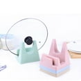 thumbnail image 3 of maskred Home Board Rack Multi-purpose Plastic Kitchen Pot Pan Lid Cover pink 1Set, 3 of 6