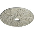 thumbnail image 3 of Ekena Millwork 18"OD x 3 1/2"ID x 1 3/8"P Norwich Ceiling Medallion (Fits Canopies up to 4 1/2"), Hand-Painted Pot of Cream Crackle, 3 of 6