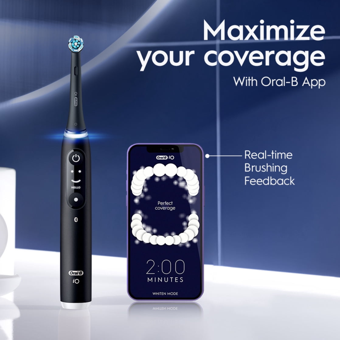 Oral-B iO Series 6 Electric Toothbrush with (1) Brush Head, Gray Opal