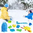thumbnail image 1 of 10 UNIDS Snow Snowball Maker Clip Maker Animal Shaped Castle Snow Sand Mold Tool Winter Snow Toys Kit Wmkox8yii shdjk6556, 1 of 1