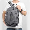 thumbnail image 1 of Multipurpose Travel Laptop Backpack with USB Port, Waterproof Hiking Rucksack Lightweight Casual Daypack Business Bag for Men Women gris, 1 of 8