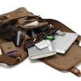 thumbnail image 3 of Sac Chevalier pour Homme Sac à Bandoulière Sac en Toile Sac Messager Rétro Mode, 3 of 8