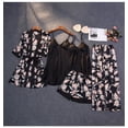 thumbnail image 1 of Set De Pijama Dama Sexi Ropa De Dormir Bata De Seda 5 Piezas Dara Baby  Vest069, 1 of 5