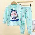 thumbnail image 2 of UAYOTSE Baby Boys Girls Pajamas Long Sleeve Winter Toddler Boy Dinosaur Print Plaid PJs Set 2-Piece Cotton Sleepwear for Kids ,Sizes 6-12 Months, 2 of 4