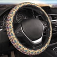 thumbnail image 4 of Cauagu Butterfly 3 Print Car Steering Wheel Cover - Universal Car Accessory for Diverse Cars for Steering Wheel with a Diameter of 14.5"-15", 4 of 7