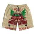 thumbnail image 5 of Goofa Christmas Vintage Red Truck Printed Mens Swim Trunks Summer Quick Dry Short Beach Swimwear Bathing Suits-XX-Large, 5 of 9