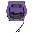 thumbnail image 6 of UPLLX Dog Bike Trailer, Foldable Pet Bicycle Cart w/ Quick Release Wheels & Safety Leash, Purple, 6 of 7
