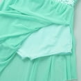 thumbnail image 5 of Yartina Kids Girls Sequin Dress Modern Lyrical Dance Leotard Latin Jazz Skating Dress Light Green 13-14, 5 of 6