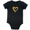 thumbnail image 2 of Hudson Baby Infant Girl Cotton Bodysuits 3pk, Dream Love, 9-12 Months, 2 of 4