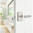 thumbnail image 3 of Sure-Loc LV102 SB GRIP-SM 26 Levanto Privacy Door Lever Set - Satin Brass / Polished, 3 of 7