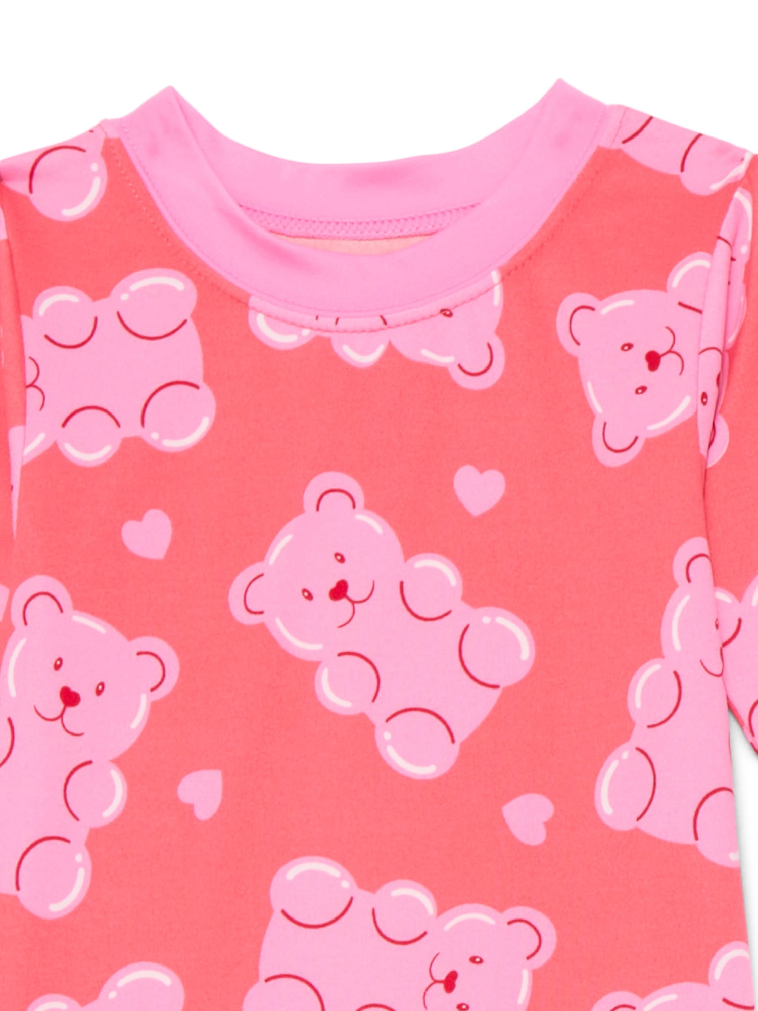 Valentine's Day Toddler Boys or Girls Snug-Fit Top and Pants Pajama Set from Way to Celebrate, 2-Piece, Sizes 12M-5T