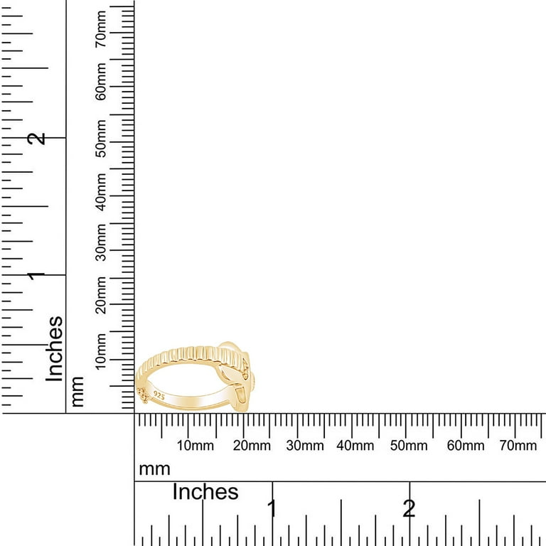 Rock Music Acoustic Guitar Ring for Mens or Womens In 14K Yellow
