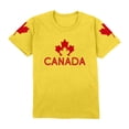 thumbnail image 4 of Girls' Summer Canada Day Print T Shirt Crew Neck Short Sleeve Casual Top Yellow 9 Y-10 Y, 4 of 4