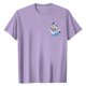 thumbnail image 3 of Pop cazadora para niña Hunters Round-Neck Printed Anime Trio Poster T Shirt （Purple）, 3 of 4