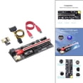 thumbnail image 1 of Tarjeta de gráficos, 6-PIN PCI- VER 010S PLUS TARJETA RED RECORRIDAD APROPUESTA 6 CAPPADORES SÓLIDOS LED Adaptador práctico para interfaz Macarena Tarjeta grafica, 1 of 8