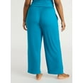 thumbnail image 4 of Joyspun Women's Ribbed Knit Pull On Sleep Pants, Sizes S to 3X, 4 of 5