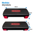 thumbnail image 2 of Step Aerobic Tayga Mediano Rojo, 2 of 6