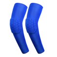 thumbnail image 1 of Sports Arm Sleeves Elbow Padded Compression Sleeves Arm Protective Support Crash Proof Elbow Pads Compression Arm Sleeves With Elbow Pad For Basketball, Football, Volleyball, Baseball (Single One), 1 of 5