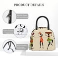thumbnail image 4 of Fotbe African Women Bolsa de Almuerzo con Estampado, Lonchera Aislada, Contenedor de Comida Reutilizable Tipo Cooler a Prueba de Fugas, 4 of 6