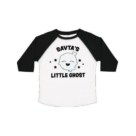 

Inktastic Cute Savta s Little Ghost with Stars Gift Toddler Toddler Girl T-Shirt