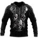 thumbnail image 3 of Sudadera con capucha con estampado de calavera para hombre, sudadera Unisex de moda 3D, ropa informal de gran tamaño, Hip Hop, invierno y otoño, nueva, 3 of 5