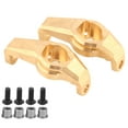 thumbnail image 1 of Porte-moyeu avant en Laiton, Porte-Moyeu avant Robuste, Robuste pour Contrepoids RC Trx4 1/10 Roues de Voiture RC Chenille, 1 of 8