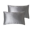 thumbnail image 2 of Velvet Pillowcases Standard Size 2 Pack – Soft Envelope Closure Pillow Covers for Hair and Skin, Summer Dorm and Bedroom Bedding, Multicolor Polyester, 2 of 6