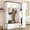 White, variant on 78.7" Farmhouse Entryway Hall Tree with Storage Bench and Coat Rack, 5-in-1 Mudroom Organizers with Slide-Out Vacuum Cleaner Cabinet & Drawers for Hallway, Entryway, Living Room, Mudroom