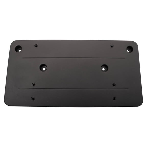 TRQ Front License Plate Bracket Black Fits 2020-2022 Mercedes-Benz GLS450 MB1068169