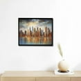 thumbnail image 4 of Nawypu Framed Wall Art Large Cityscape New York Wall Decor Canvas Prints Abstract Brown City Theme Paintings Modern Canvas Wall Art for Living Room Bedroom, 4 of 4