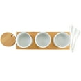 thumbnail image 4 of Gibson Elite  Gracious Dining 10Pc Ceramic Condiment Jars Set White - 10 Piece, 4 of 4