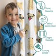 thumbnail image 3 of Blackout Kids Curtains,Cute Cartoon Pug Childrens Insulated Curtains Set Of 2,Bedroom Essentials,Toddler Room Decor 42x54in(106x137cm), 3 of 4