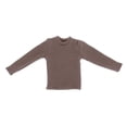 thumbnail image 1 of Chemise à Manches Longues Mini Échelle 1/12 Durable Mode Décontractée Uniforme Costume Gris, 1 of 8