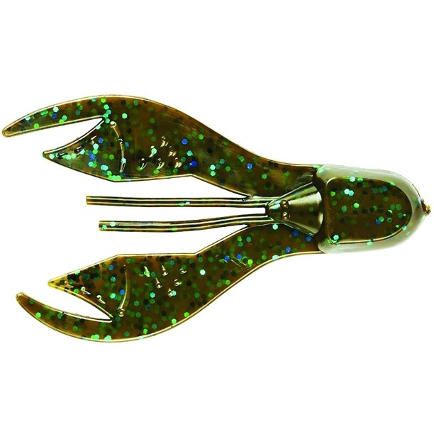 Yum Fishing Lure YCK3176 Chunk Soft Plastic Crawfish 3 1/4" Green